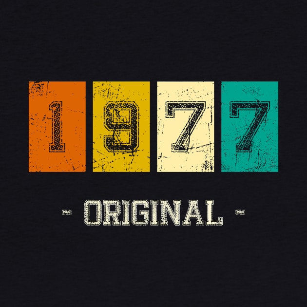 Vintage born in 1977 birth year gift by Inyourdesigns